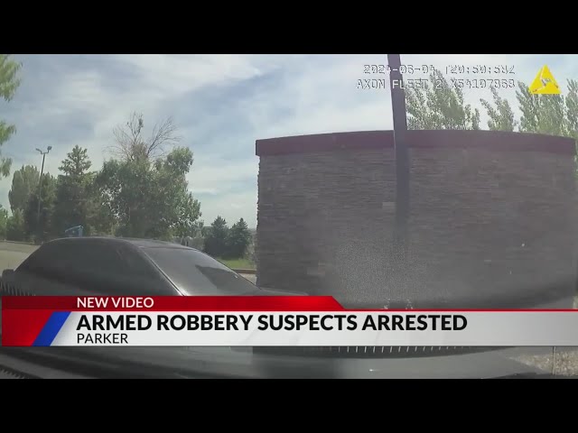 ⁣Police arrest robbery suspect in Parker