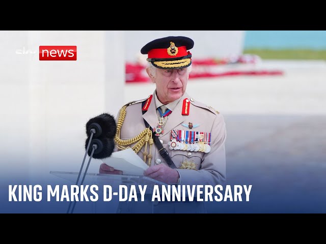 ⁣King marks D-Day Anniversary: 'Many of them never came home'