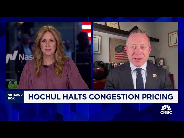 ⁣Rep. Gottheimer on halting congestion pricing: A huge win for New Jersey and New York families