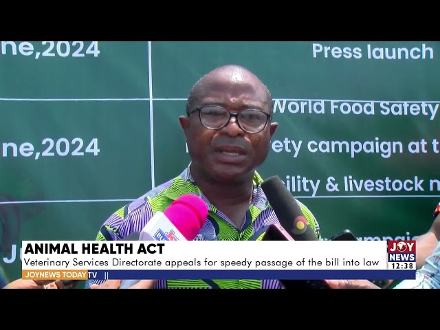 ⁣Animal Health Act: Veterinary Services Directorate appeals for speedy passage of the bill into law