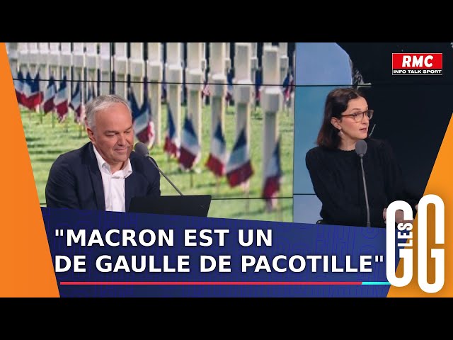 ⁣Commémorations du débarquement : "Emmanuel Macron est un De Gaulle de pacotille"
