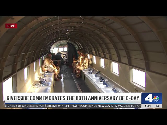 ⁣See inside the D-Day Doll World War II plane in Riverside