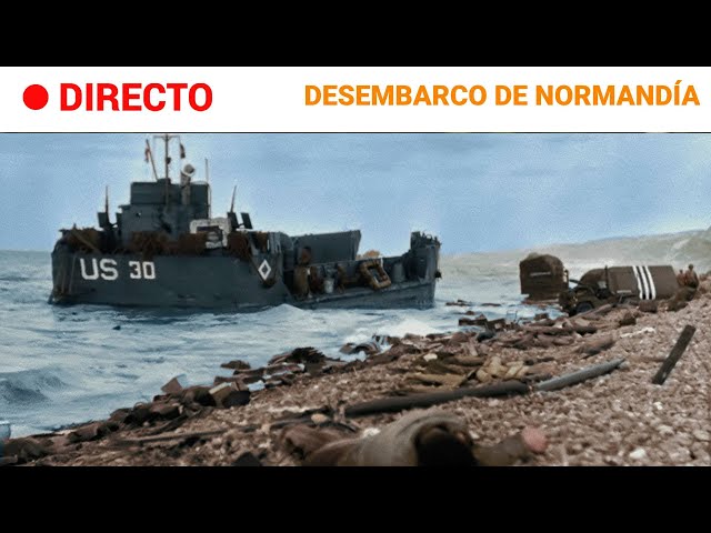 ⁣DESEMBARCO DE NORMANDÍA  EN DIRECTO: ACTOS CONMEMORATIVOS por el 80 ANIVERSARIO | RTVE Noticias