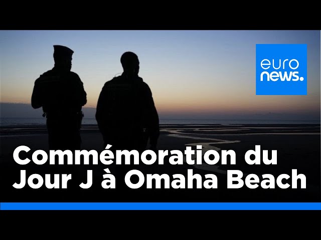 ⁣Le monde réuni à Omaha Beach pour commémorer le Jour J | euronews 