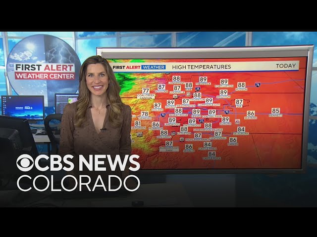 ⁣Denver weather: Summer-like heat sticks around through the end of the week