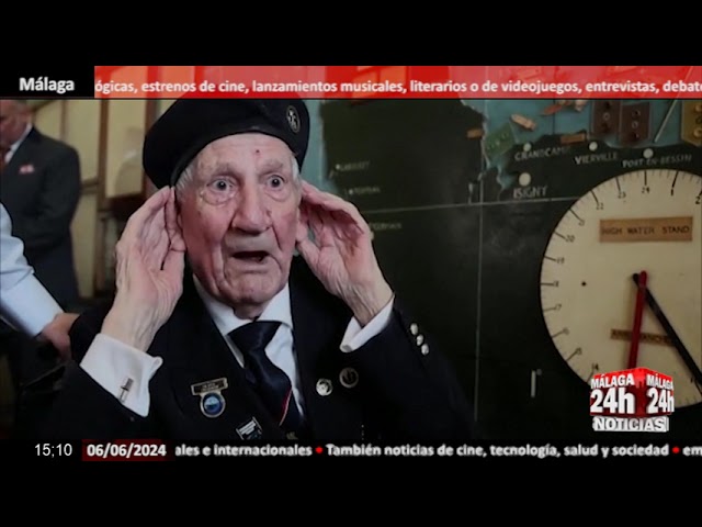 ⁣Noticia - Cientos de veteranos acuden al 80 aniversario del Desembarco de Normandía