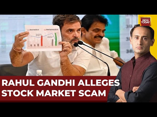 ⁣Rahul Kanwal LIVE | Rahul Alleges Stock Market Scam | Big Showdown After  Verdict Quake | LIVE News