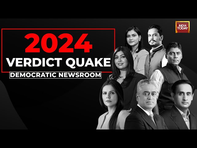 ⁣Democratic Newsroom LIVE | India Today Anchor's Post-Mortem Of 2024 Lok Sabha Exit Polls & 