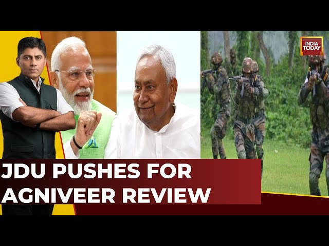 ⁣India First LIVE: Nitish’s Agniveer Condition Before Modi | JDU Pushes For Agniveer Review | LIVE