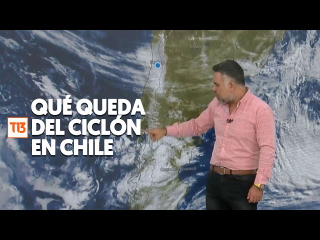 ⁣Ciclón en Chile: Qué esperar en lluvias y tormentas eléctricas mientras se debilita