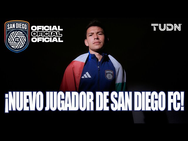 ⁣¡OFICIAL!   'Chucky' Lozano es jugador del SAN DIEGO FC de la MLS ⚽️ | TUDN