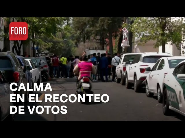 ⁣Sin disturbios, continúa conteo de votos en juntas distritales del INE - Expreso de la Mañana