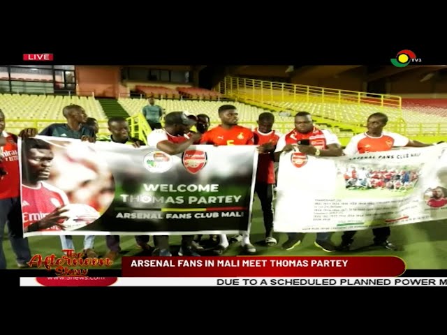 ⁣Party in Bamako: Arsenal Fans Meet Ghana Captain Thomas Partey (Ghana vs Mali)