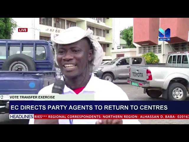 ⁣EC directs party agents to return to centers