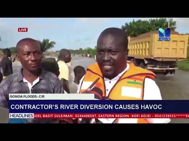 ⁣Contractor's rivers diversion cause havoc