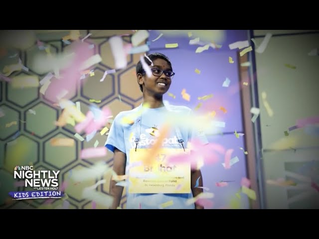 ⁣Meet Bruhat Soma, the 12-year-old spelling bee champ who made history | Nightly News: Kids Edition
