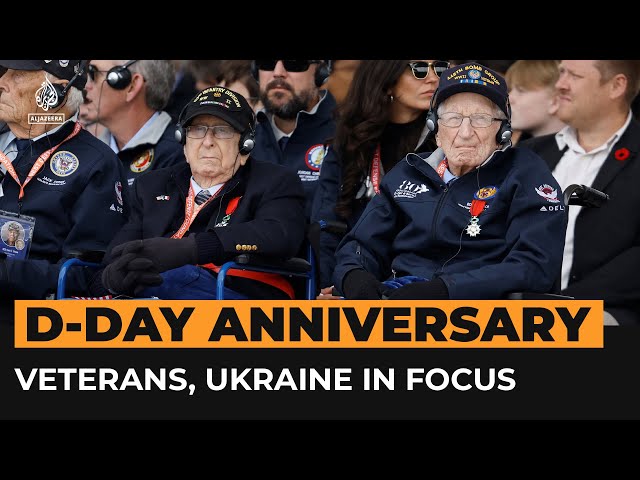⁣Veterans, war in Ukraine at centre of D-Day 80th anniversary ceremony | Al Jazeera Newsfeed