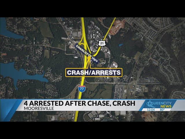 ⁣Suspects linked to 30+ car break-ins lead police chase