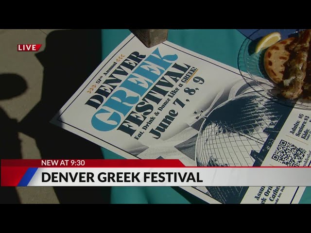 ⁣Denver Greek Festival is back for its 57th year