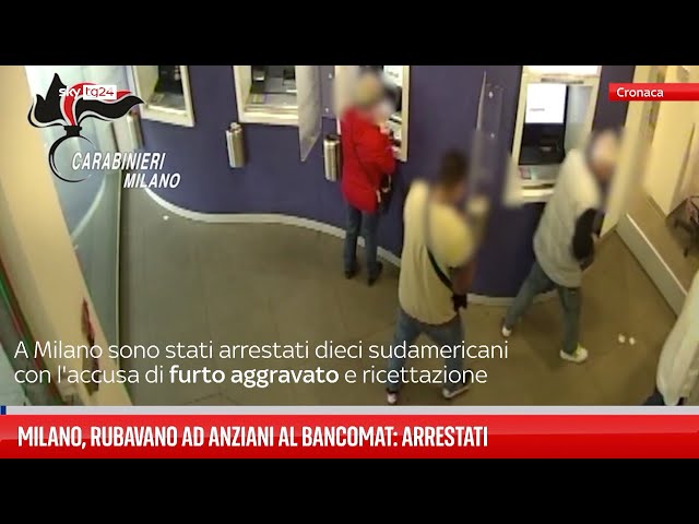 ⁣Milano, rubavano ad anziani al bancomat: arrestati
