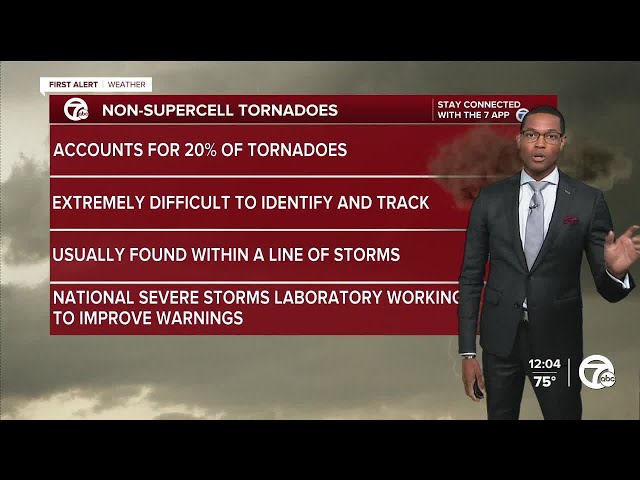 ⁣WXYZ meteorologist Mike Taylor explains that Livonia tornado was a 'non-supercell tornado'