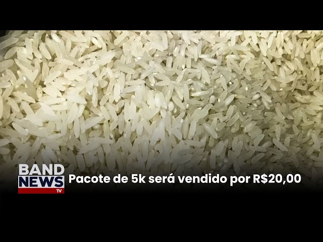 ⁣Conab compra 263 mil toneladas de arroz importado | BandNewsTV