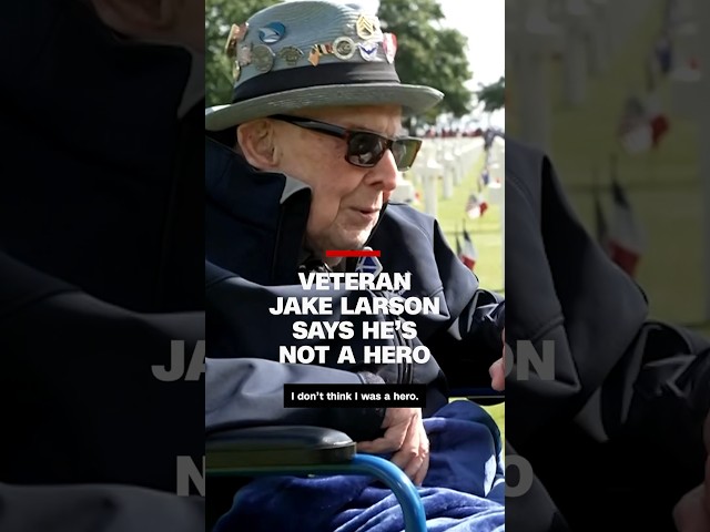 ⁣Why this veteran says he's not a hero