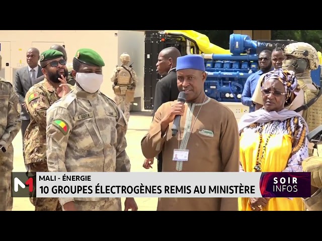 ⁣Mali-énergie : 10 groupes électrogènes remis au ministère