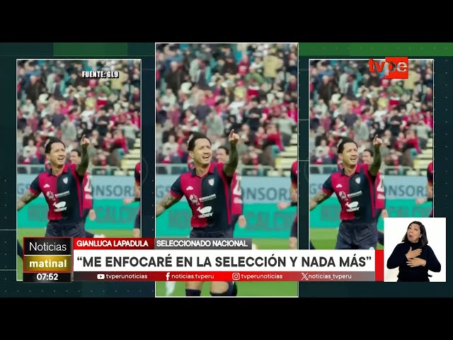 ⁣Lapadula: "Me enfocaré en la selección y nada más" |TVPerú