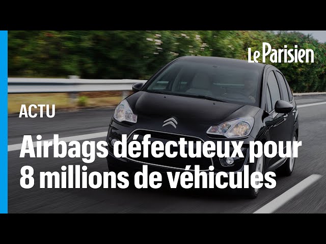 ⁣Au moins 8 millions de voitures concernés par les airbags défectueux en Europe