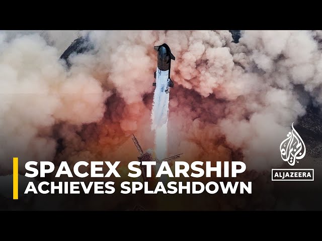 ⁣SpaceX Starship rocket successfully returns to earth after being launched into space