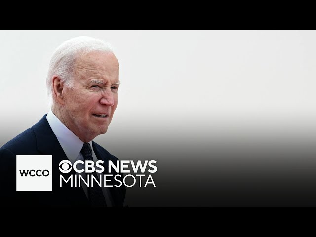⁣Biden warns democracy is at risk during visit to Normandy to mark D-Day