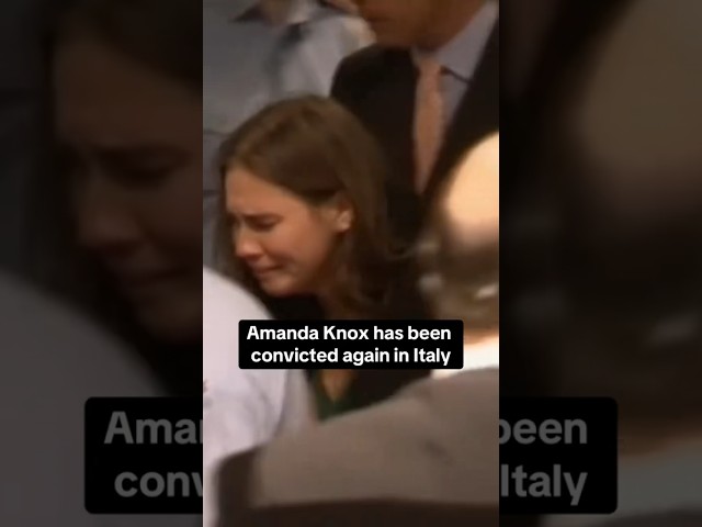 ⁣Amanda Knox has been convicted again in Italy #shorts