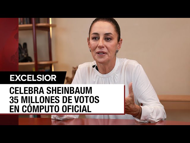 Sheinbaum agradece a ciudadanía por votos en elección presidencial