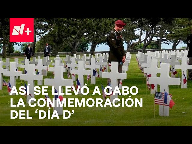 ⁣Lápidas de los soldados caídos, se iluminan a 80 años del ‘Día D’ - Despierta