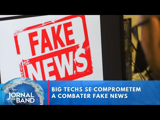 ⁣Representantes das Big Techs firmam compromisso com o STF | Jornal da Band