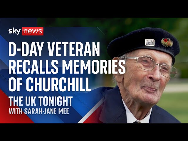 ⁣D-Day veteran Ralph McClure speaks to Sky News