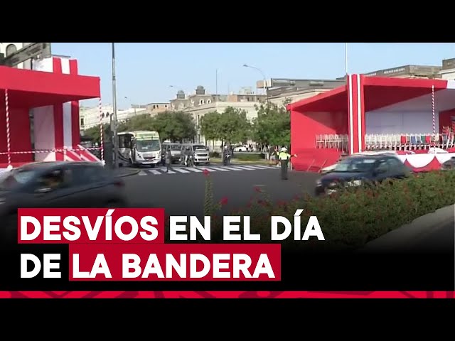 Plaza Bolognesi: Tomen sus precauciones ante desvíos por día de la bandera