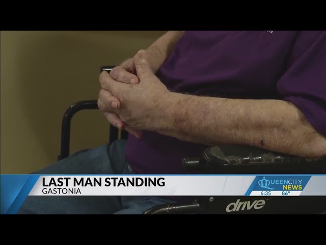 ⁣101-year-old WWII vet the last man standing in Gaston County club