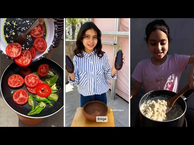 ⁣10-year-old shines a light on life in Gaza through cooking videos