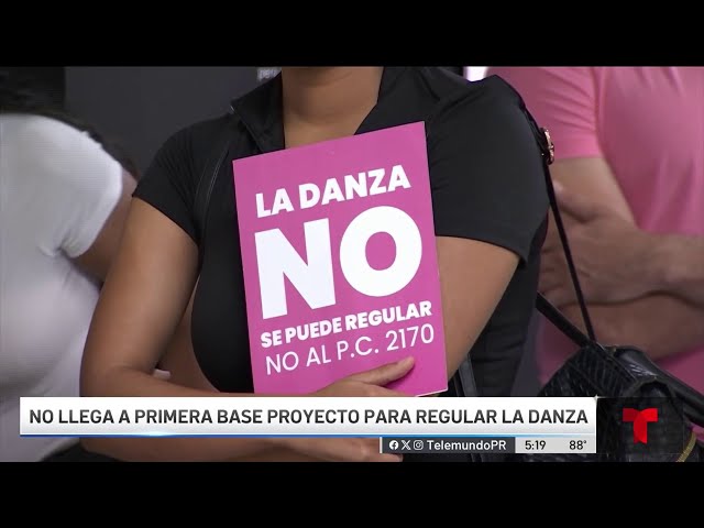 ⁣Representante retira proyecto que regularía la danza en Puerto Rico