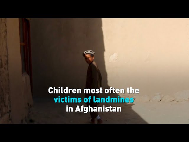 ⁣Children most often the victims of landmines in Afghanistan