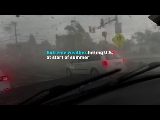 ⁣Extreme weather hitting U.S. at start of summer