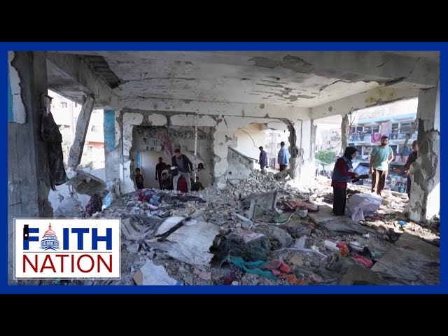 ⁣Dozens Killed After an Israeli Strike on a UN School | Faith Nation - June 6, 2024