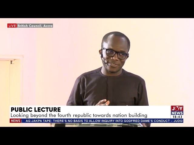 ⁣Joy News Prime (6-6-24) | Public Lecture: Looking beyond the fourth republic towards nation building