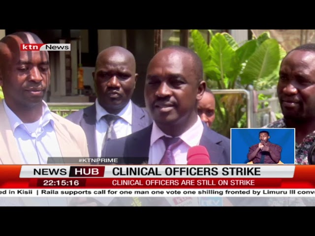 ⁣Clinical officers' strike enters day 67