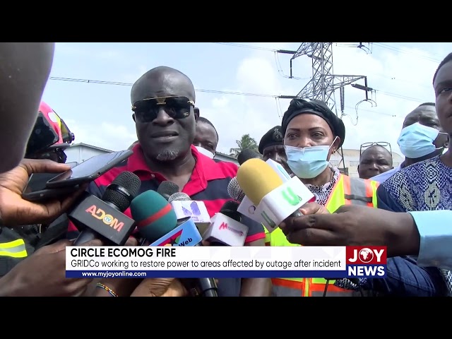 ⁣Circle ECOMOG fire: GRIDCo working to restore power to areas affected by outage after incident