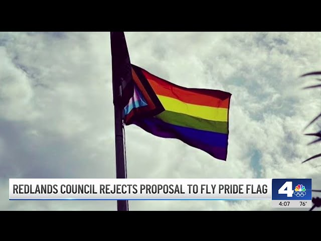 ⁣Another Southern California opts not to fly Pride Flag