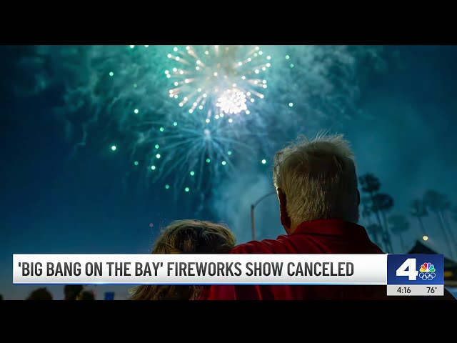 ⁣Long Beach's annual fireworks show canceled