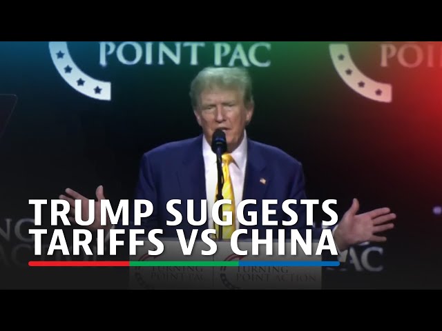 ⁣Trump suggests tariffs against countries, including China, over illegal immigration